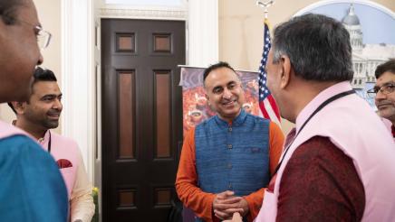 Assemblymember Kalra celebrates Diwali at the Capitol with BAPS Swaminarayan Sanstha