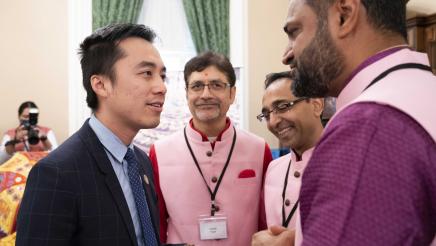 Assemblymember Kalra celebrates Diwali at the Capitol with BAPS Swaminarayan Sanstha