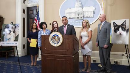 ACR 86 (Kalra) Press Conference with Priscilla Presley, Social Compassion in Legislation, and Sacramento SPCA