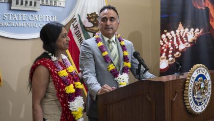 Asm. Kalra Diwali Celebration Photo with guest
