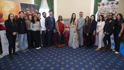 Asm. Kalra Diwali Celebration Photo with members and guests