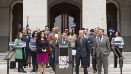 Assemblymember Kalra and legislative colleagues discuss ACA 6 and voting rights 