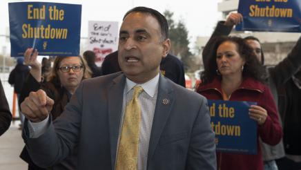 Assemblyman Kalra at the TSA Sacramento Solidarity Rally
